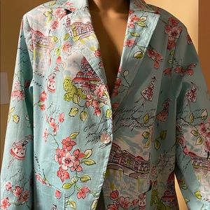 Floral Print Blazer